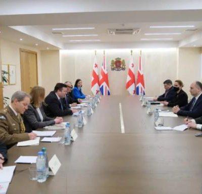 საქართველოს თავდაცვის მინისტრი ბრიტანეთის შეიარაღებული ძალების მინისტრს, ჯეიმს ჰიპის შეხვდა
