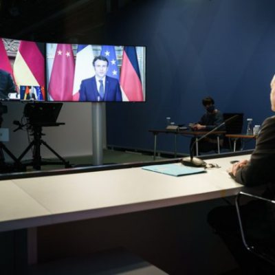 Шольц, Макрон и лидер Китая поговорили об Украине: о чем договорились