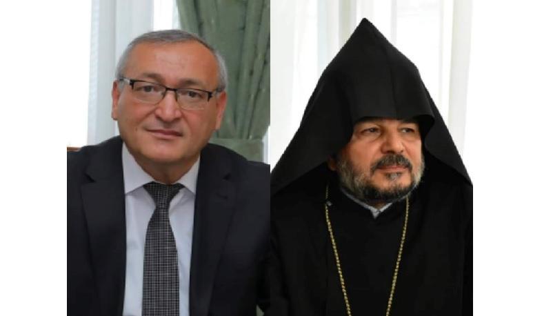 Արցախում բարձր են գնահատում Ձեր ազգանպաստ գործերը. Արթուր Թովմասյանը հոբելյանի առթիվ շնորհավորել է Արցախի թեմի առաջնորդին