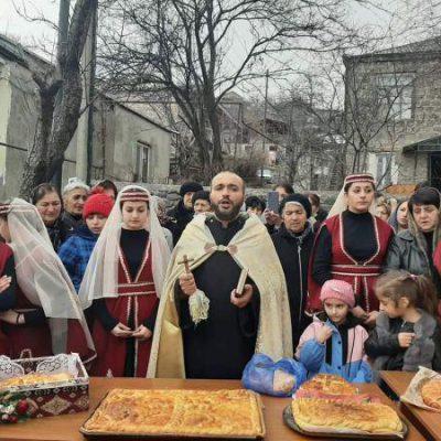 «Հայկական գաթա» փառատոնը Ախալցխայի Սուրբ Գրիգոր Լուսավորիչ Եկեղեցում (լուսանկարներ)
