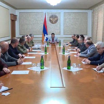 Հերթական քննարկումն ենք ունեցել Արցախի արևելյան հատվածում զարգացումների վերաբերյալ. Արայիկ Հարությունյան