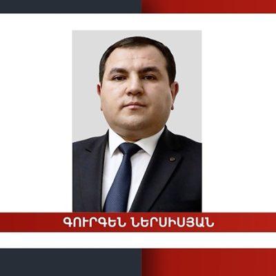 Գուրգեն Ներսիսյանն ընդունել է Արցախի պետնախարարի պաշտոնը ստանձնելու առաջարկը
		24.02.2023 . Արցախ