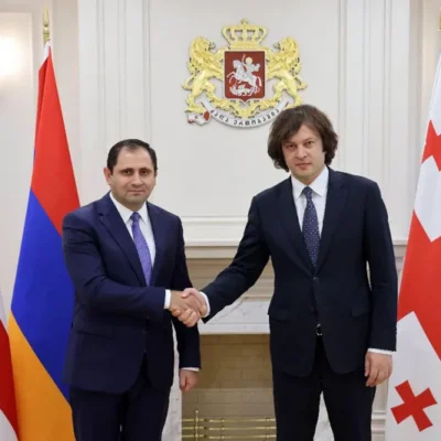 ირაკლი კობახიძე სომხეთის თავდაცვის მინისტრს შეხვდა