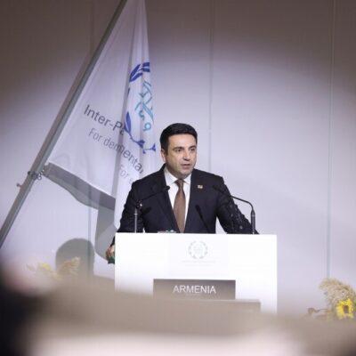 სომხეთის ეროვნული ასამბლეის თავმჯდომარე ალენ სიმონიანი-სომხეთმა და აზერბაიჯანმა სამშვიდობო ხელშეკრულების 16 პუნქტზე შეთანხმდნენ