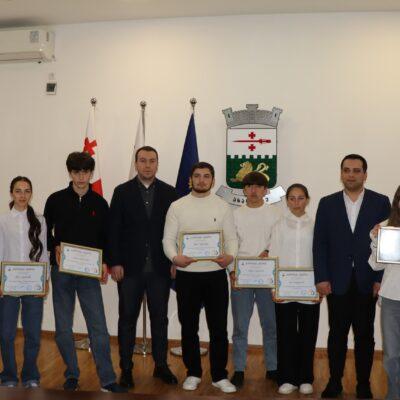 Ախալցխայի հաջողակ մարզիկները պարգևատրվեցին սպորտում ձեռք բերած  հաջողությունների համար