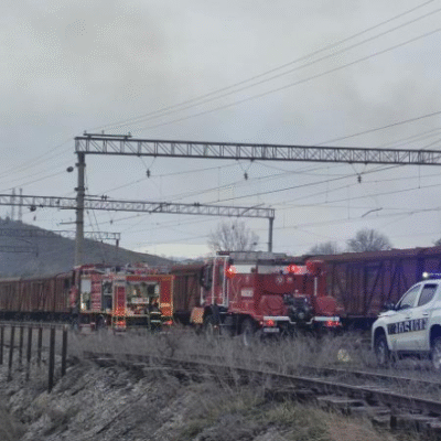 Ախալցխայում բեռնատար վագոն է հրդեհվել