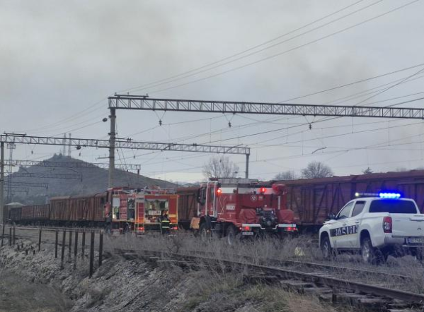 Ախալցխայում բեռնատար վագոն է հրդեհվել