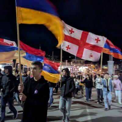 Ջահերով երթ Ախալցխայում