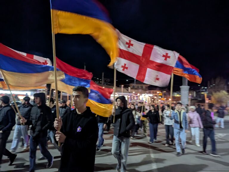 Ջահերով երթ Ախալցխայում