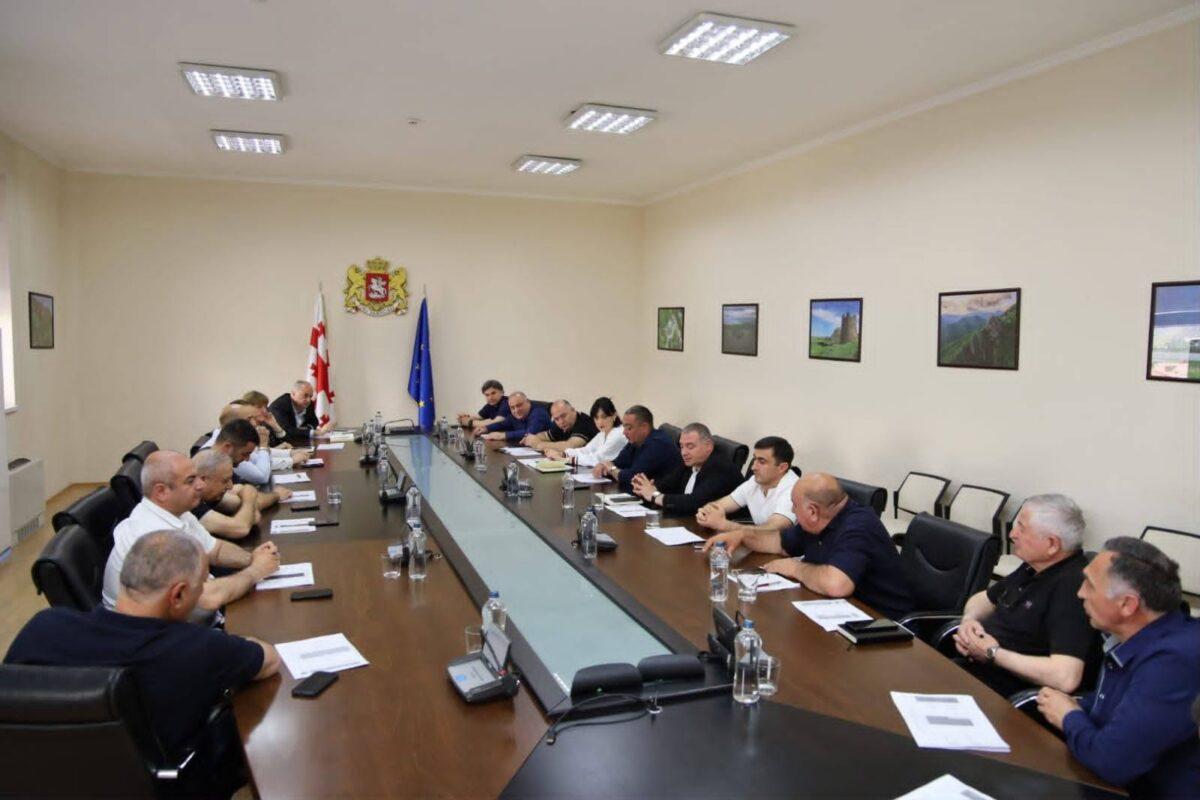 Սամցխե-Ջավախքի ղեկավարությունը քննարկել է համայնքային ենթակառուցվածքային ծրագրերի առաջընթացը