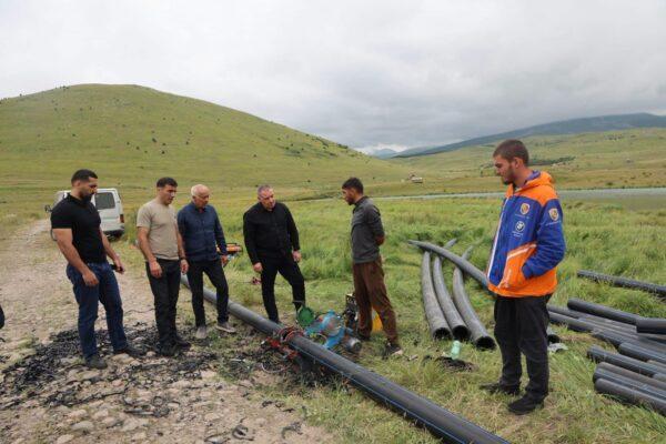 Ախալքալաքում կառուցվում է նոր գլխավոր ջրատար՝ Կորխ և Թոթխամ գյուղերի ջրամատակարարումը բարելավելու համար