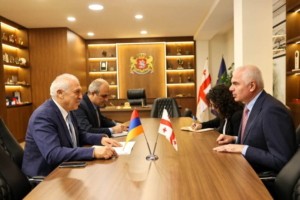 Վրաստանում ՀՀ դեսպանն ու Վրաստանի սպորտի նախարարը քննարկել են մարզական համագործակցության ընդլայնման հնարավորությունները