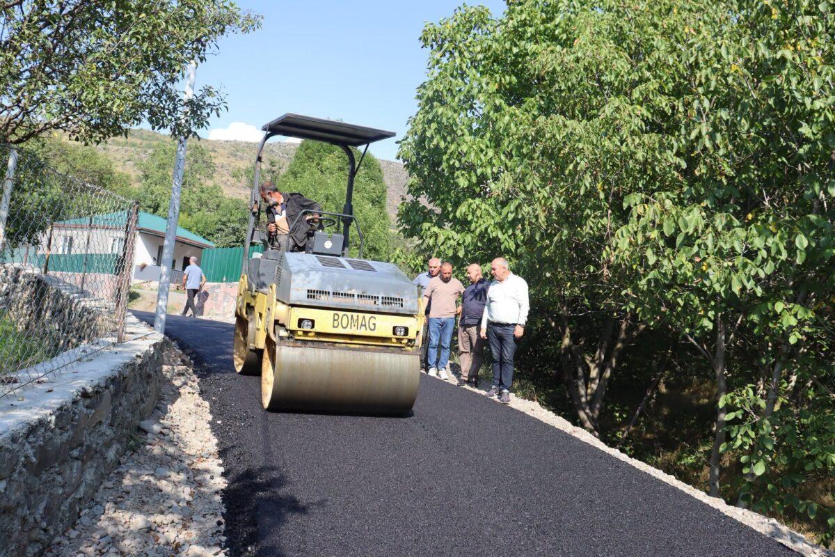 Ասպինձեի մունիցիպալիտետի Նիջգորի գյուղում վերականգնվում են ներքին ճանապարհները