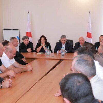 Նինոծմինդայում քննարկվել են ընթացիկ և նախատեսվող ծրագրերը