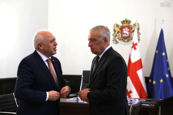 Վրաստանում ՀՀ դեսպան Աշոտ Սմբատյանը հանդիպել է Գիորգի Վոլսկիի հետ