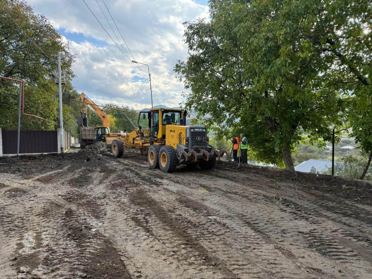 Ասպինձայի մունիցիպալիտետում շարունակվում են ենթակառուցվածքային ծրագրերը